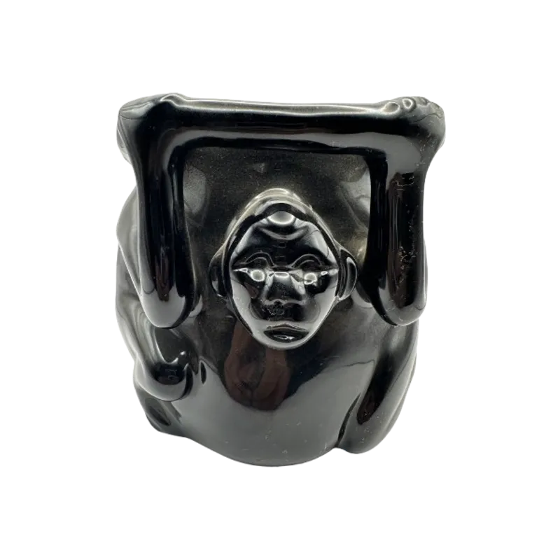 Obsidian Monkey Vessel